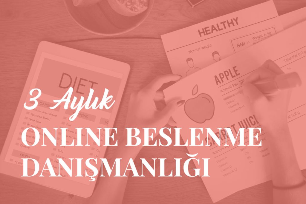 üç aylık online beslenme daşımanlığı